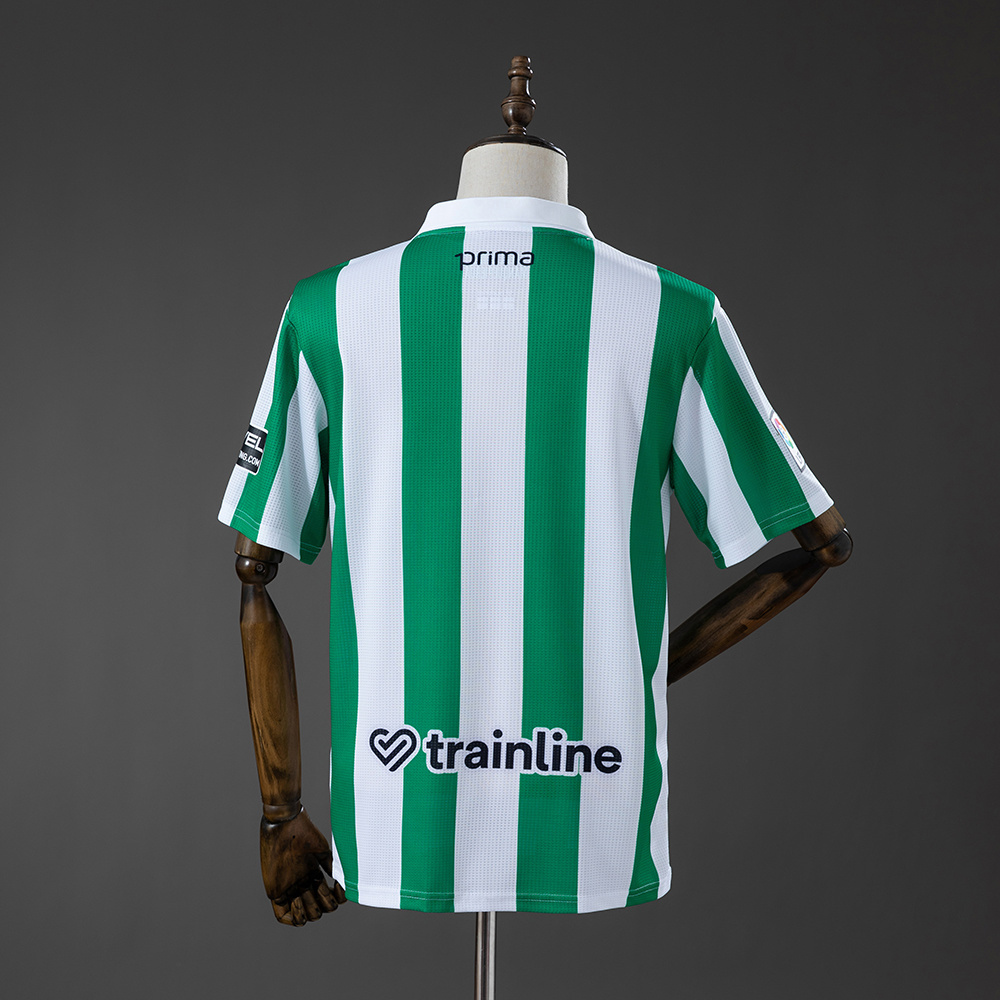 Mens Real Betis Style Retro Jersey 2025/26 Mens Real Betis Style Retro Jersey 2025/26 rear view showing authentic team styling