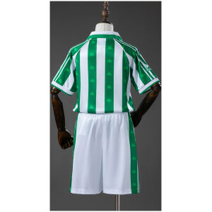 Kids Real Betis Retro Home Kit 1995/97 rear view of shirt and shorts