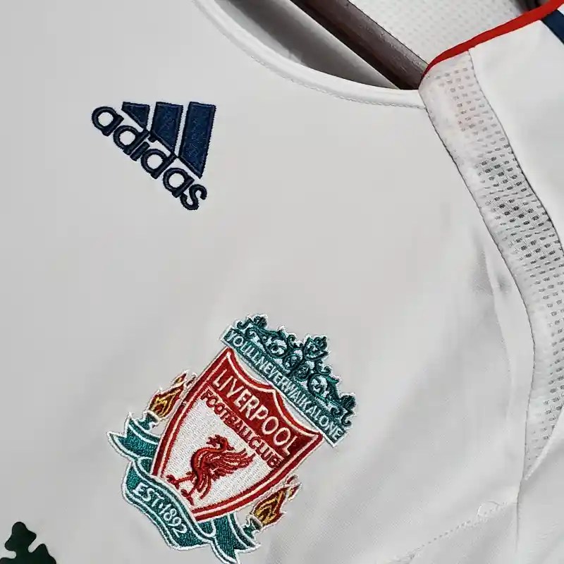 Mens Liverpool Away Retro Long Sleeve Jersey 2006-07 Mens Liverpool Away Retro Long Sleeve Jersey 2006-07