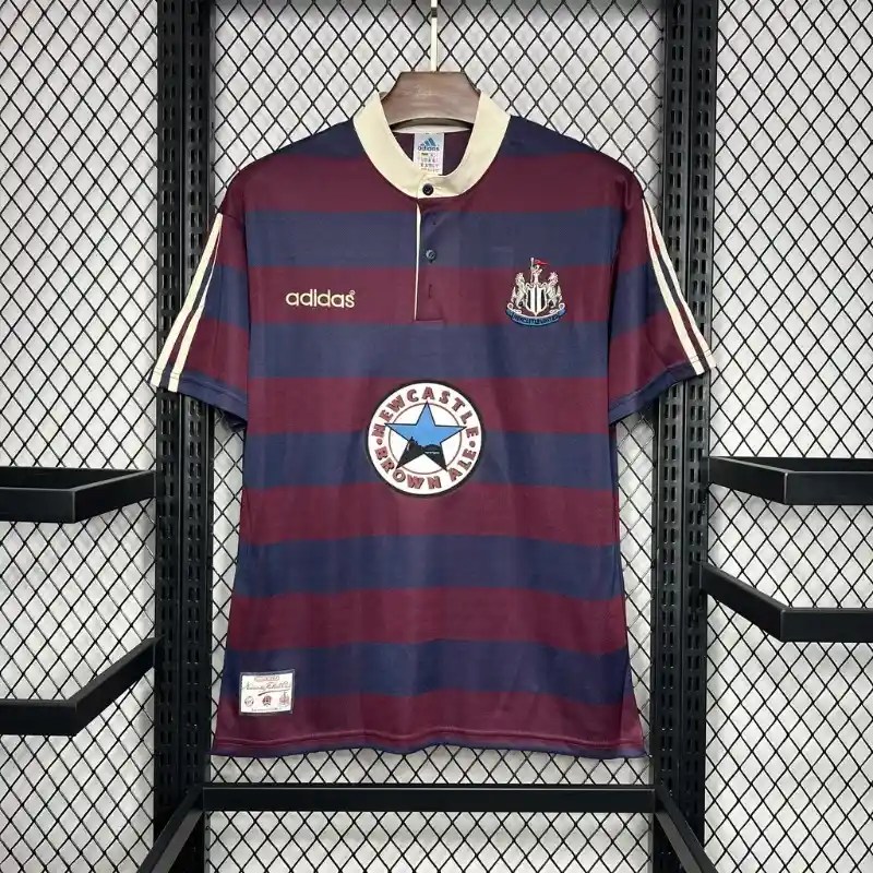 Mens Newcastle United Away Retro Jersey 1995-96 Mens Newcastle United Away Retro Jersey 1995-96