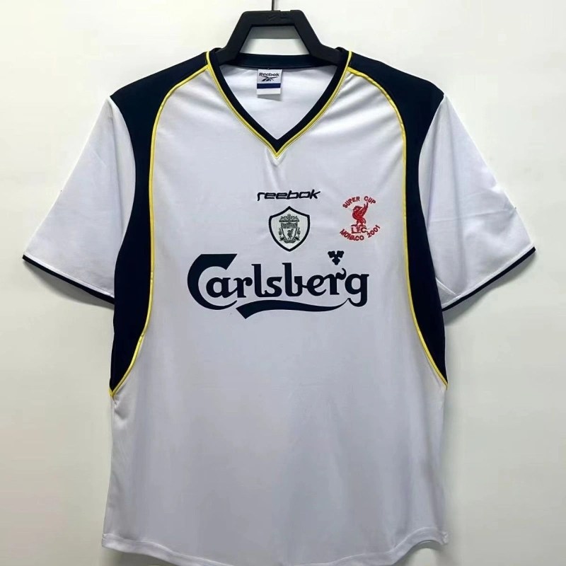 Mens Liverpool Away Retro Jersey 2001-02 Mens Liverpool Away Retro Jersey 2001-02