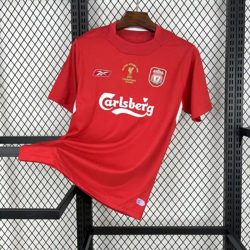 Mens Liverpool Home Retro Jersey 2004-05 Mens Liverpool Home Retro Jersey 2004-05