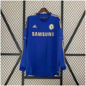 Mens Chelsea Home Retro Long Sleeve Jersey 2012-13