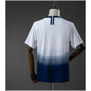 Mens Tottenham Retro Home Jersey 2018/19 rear view showing authentic team styling