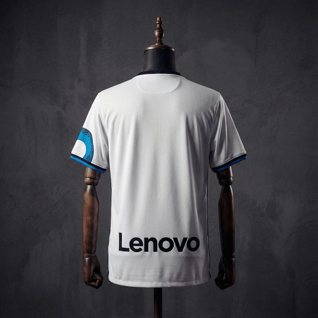 Mens Inter Milan Retro Away Jersey 2021/22 Mens Inter Milan Retro Away Jersey 2021/22 rear view showing authentic team styling
