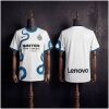 Mens Inter Milan Retro Away Jersey 2021/22 front view on mannequin