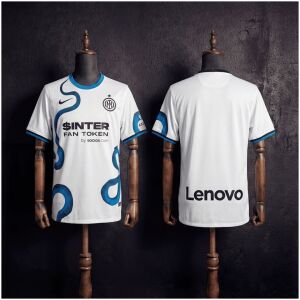 Mens Inter Milan Retro Away Jersey 2021/22 front view on mannequin