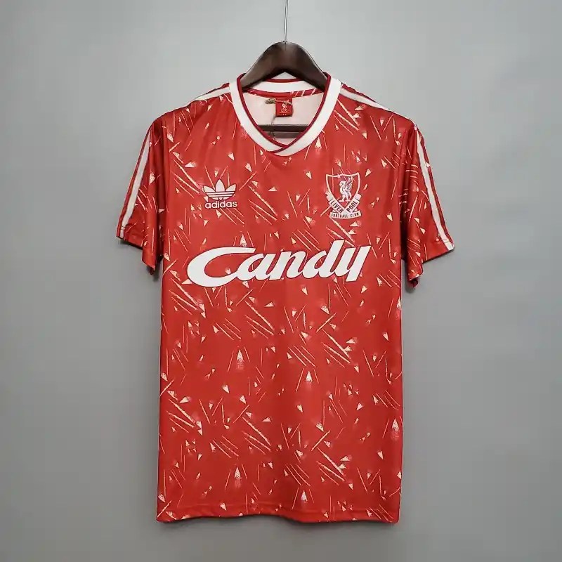 Mens Liverpool Home Retro Jersey 1989-91 Mens Liverpool Home Retro Jersey 1989-91