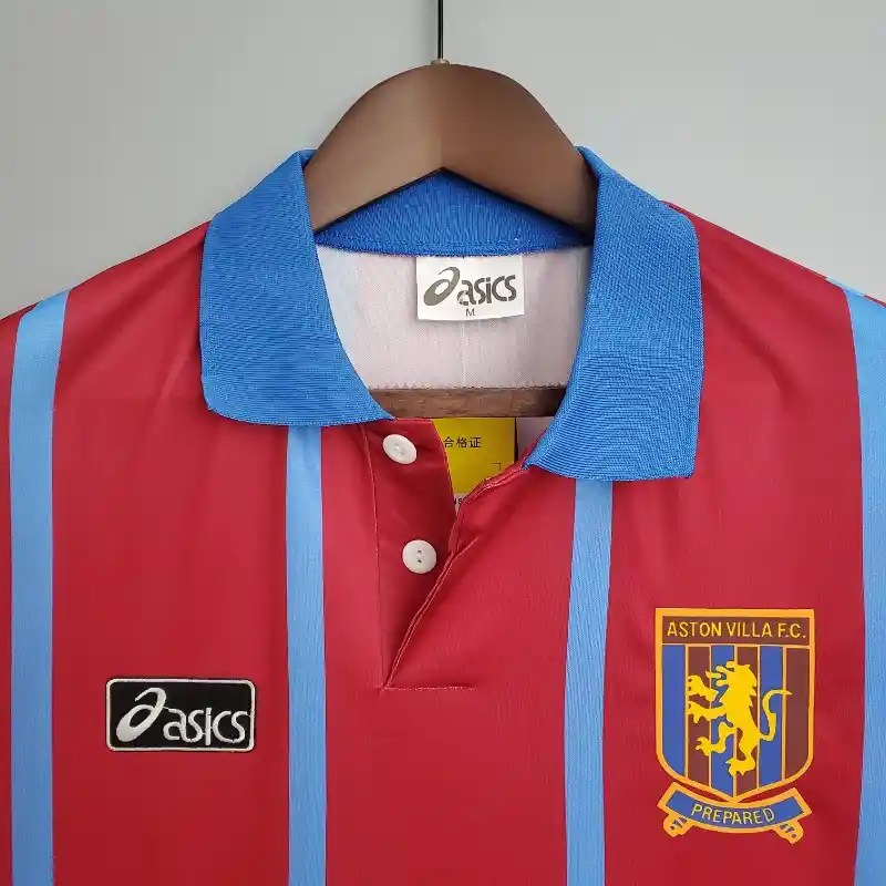 Mens Aston Villa Home Retro Jersey 1993-95 Mens Aston Villa Home Retro Jersey 1993-95