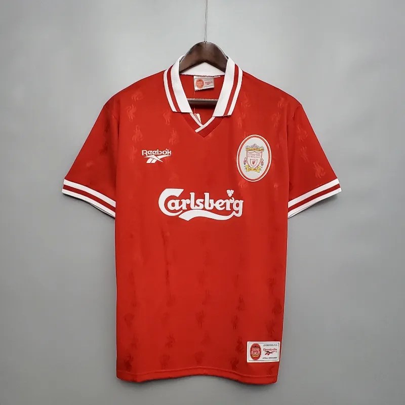 Mens Liverpool Home Retro Jersey 1996-97 Mens Liverpool Home Retro Jersey 1996-97
