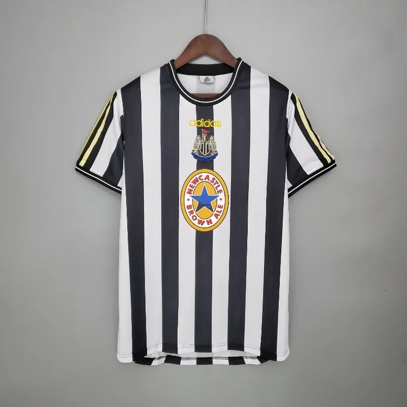 Mens Newcastle United Home Retro Jersey 1997-99 Mens Newcastle United Home Retro Jersey 1997-99