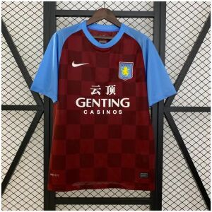 Mens Aston Villa Home Retro Jersey 2011-12 Mens Aston Villa Home Retro Jersey 2011-12