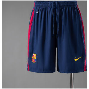 Mens Barcelona Retro Home Shorts 2014/15 front view on mannequin