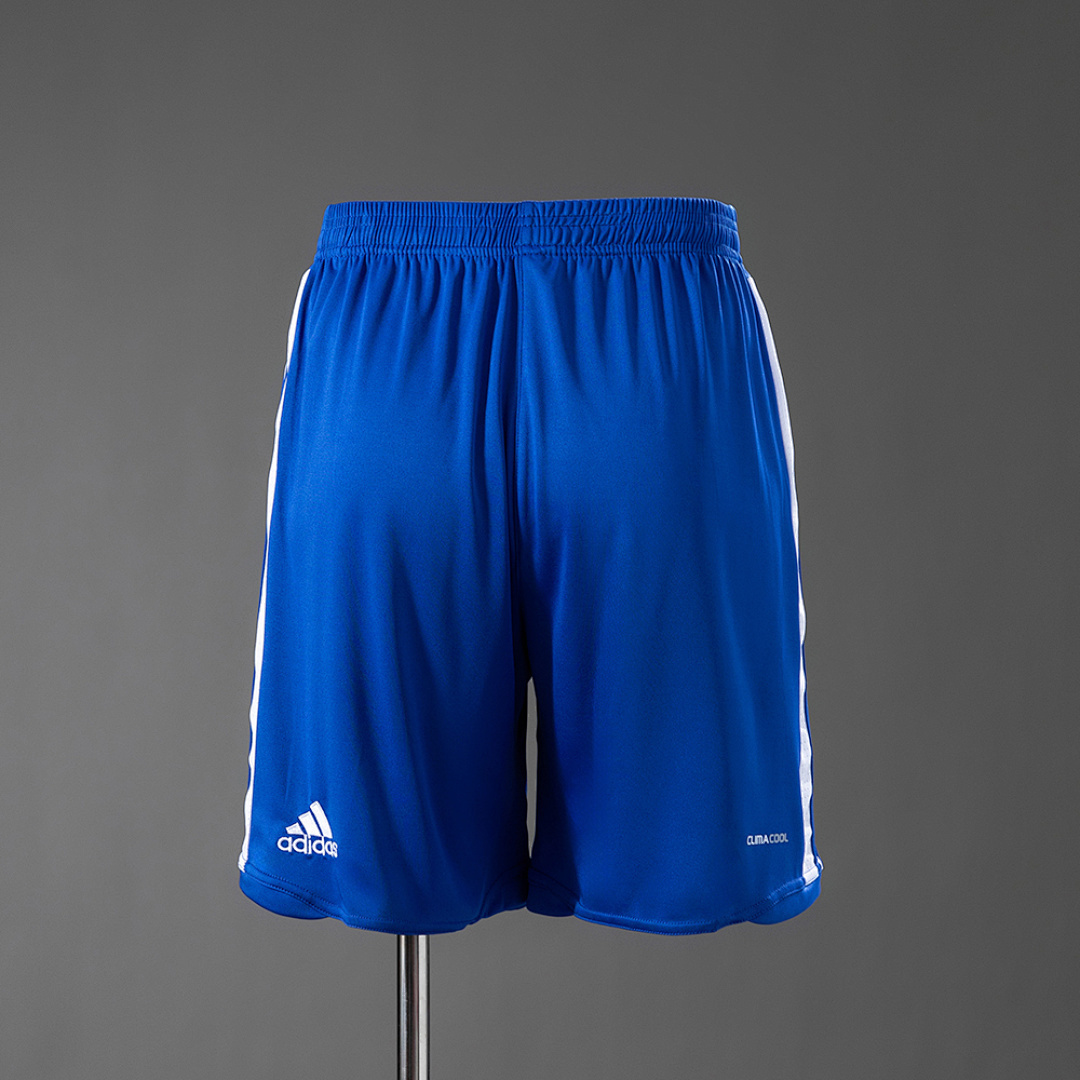 Mens Chelsea Retro Home Shorts 2011/12 Mens Chelsea Retro Home Shorts 2011/12 rear view showing clean waistband and athletic cut