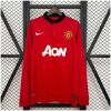 Mens Manchester United Home Retro Long Sleeve Jersey 2013-14