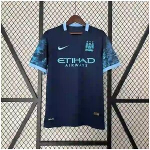 Mens Manchester City Away Retro Jersey 2015-16