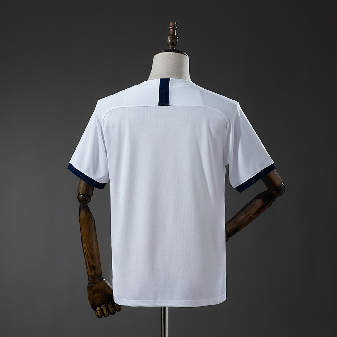 Mens Tottenham Hotspur Retro Home Jersey 2019/20 Mens Tottenham Hotspur Retro Home Jersey 2019/20 rear view showing authentic team styling