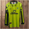 Mens borussia/dortmund s Retro Long Sleeve Home Jersey 1996/97 front view on hanger