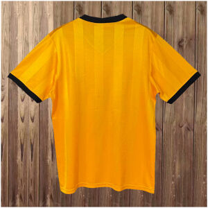 Mens Wolverhampton Wanderers Retro Home Jersey 1986/88 rear view showing authentic team styling