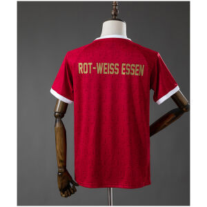 Mens Rot-Weiss Essen 100th Edition Anniversary Jersey rear view showing authentic team styling