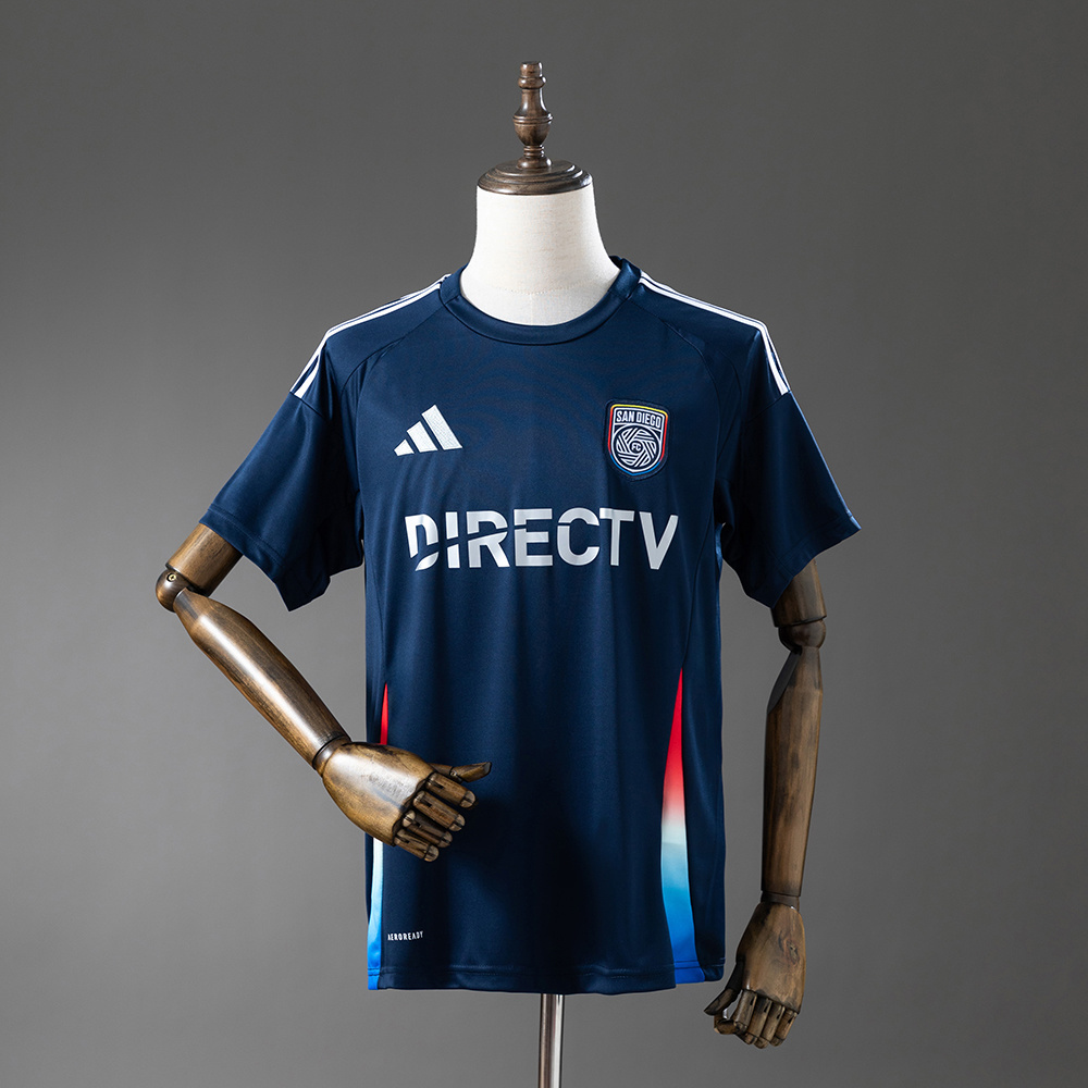 Mens San Diego FC Home Jersey 2025/26 Mens San Diego FC Home Jersey 2025/26 front view on mannequin