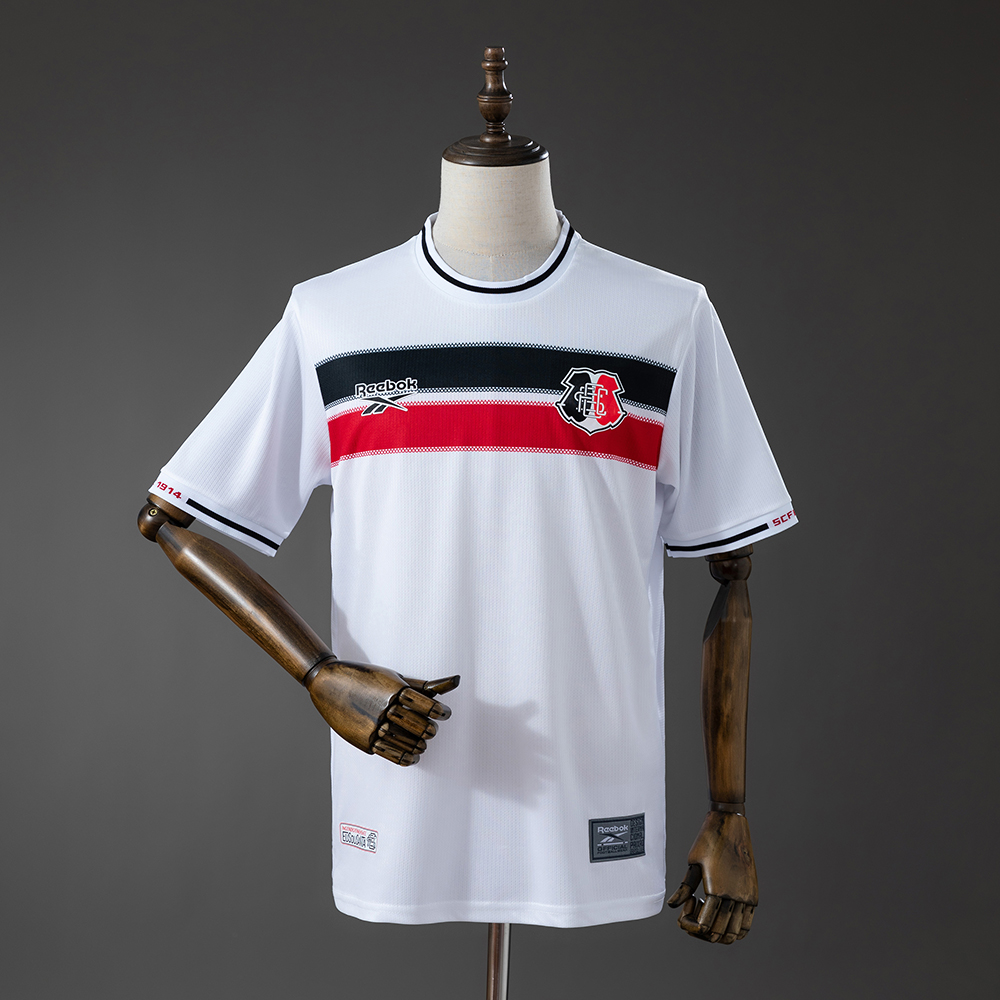 Mens Santa Cruz Away Jersey 2026/27 Mens Santa Cruz Away Jersey 2026/27 front view with black and red chest band