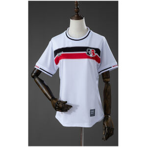 Womens Santa Cruz 2627 Away Jersey front view in white with black and red chest hoop and club crest