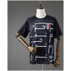 Mens Santa Cruz Training Kit Pre-Match Jersey 2026/27 front view with black maze graphics