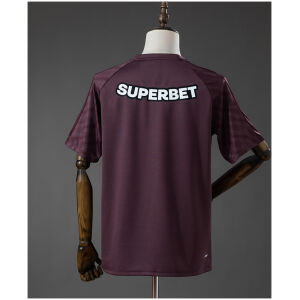 Mens Sao Paulo Deep Burgundy Goalkeeper Jersey 2026/27 rear view showing authentic team styling