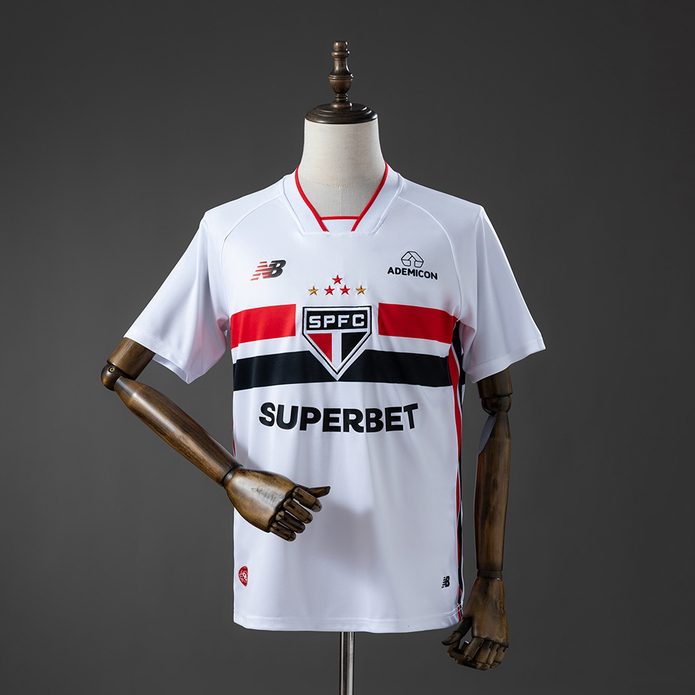 Mens Sao Paulo Home Jersey 2026/27 White Sao Paulo 2026/27 home jersey front view