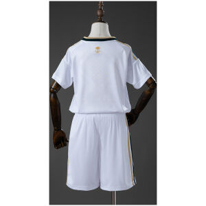 Kids Saudi Arabia Away Kit 2026 rear view of shirt and shorts