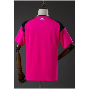 Mens Scotland The Tartan Army Retro Away Jersey 2016 rear view showing authentic team styling