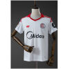 Front view of the Mens Sevilla Style Retro Jersey 2025/26 with red spread collar and vintage crest