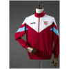 Red white and blue Sevilla FC retro windbreaker front view