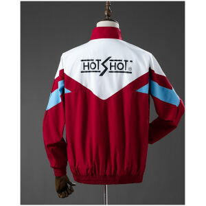 Mens Sevilla FC Retro Windbreaker 1993/94 rear view showing authentic team styling