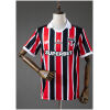 Mens Sao Paulo Away Jersey 2026/27 front view with red, black, and white tricolor stripes and SPFC crest