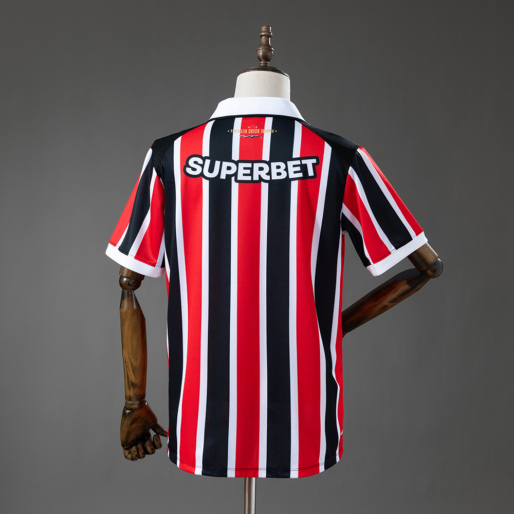 Mens Sao Paulo Away Jersey 2026/27 Mens Sao Paulo Away Jersey 2026/27 rear view showing authentic team styling