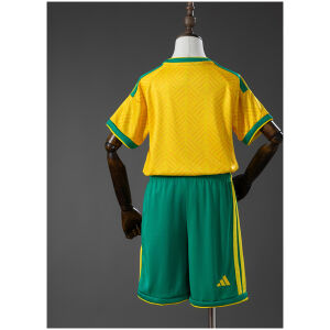 Kids South Africa Home Kit 2026 rear view of shirt and shorts