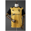 Mens Sport Recife Away Jersey 2026/27 front view in gold and black with lion crest and betnacional sponsor