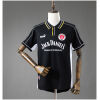 Mens St. Pauli Retro Away Jersey 1999/00 front view in black with Jack Daniel's sponsor and polo collar