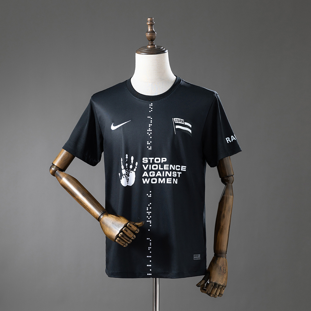 Womens SK Sturm Graz Stop Violence Against Special Released Kit 2025/26 Womens SK Sturm Graz Stop Violence Against Special Released Kit 2025/26 front view