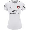 Womens AFC Bournemouth 2026/27 training jersey front view with black shoulder chevrons