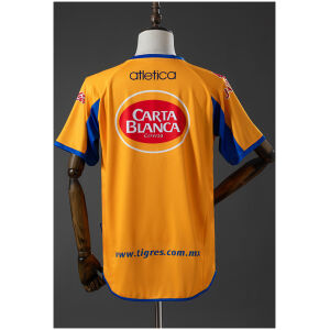 Mens Tigres UANL Retro Home Jersey 2006 rear view showing matching team styling