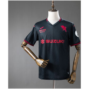 Torino Third 2025/26 dark navy shirt with red trim and SUZUKI sponsor front view