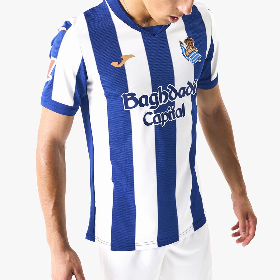 Mens Real Sociedad Home Short Sleeve Jersey 2026/27 Mens Real Sociedad Home Short Sleeve Jersey 2026/27