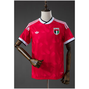 Mens United Arab Emirates Away Jersey 2026 red front view with UAE FA crest