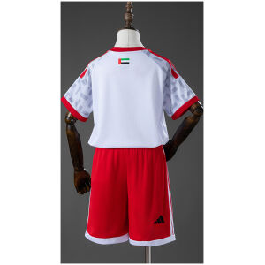 Kids United Arab Emirates Home Kit 2026 rear view of shirt and shorts