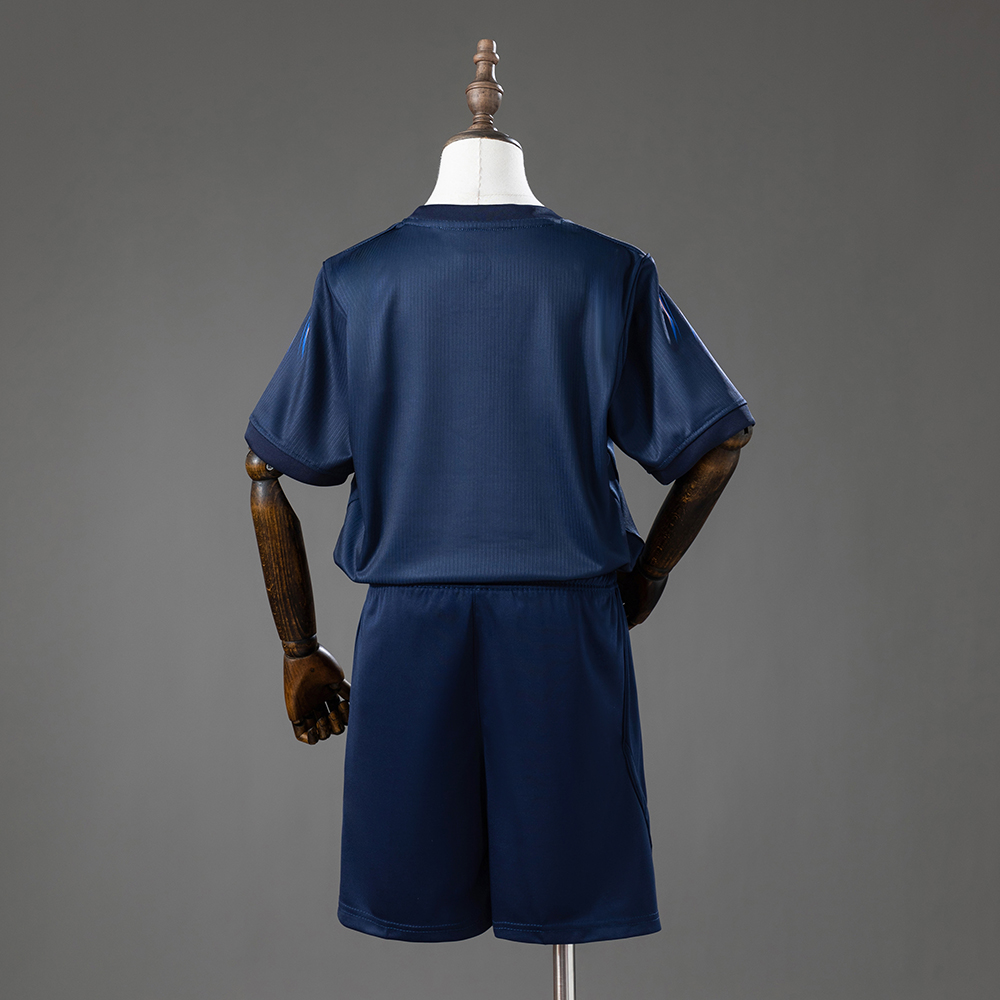 Kids Uruguay Away Kit 2026 Kids Uruguay Away Kit 2026 rear view of shirt and shorts