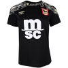Womens Ipswich Town away pre-match jersey front view with black shoulder print