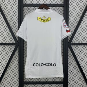 Mens Colo Colo Retro Home Jersey 2004/05 rear view showing matching team styling